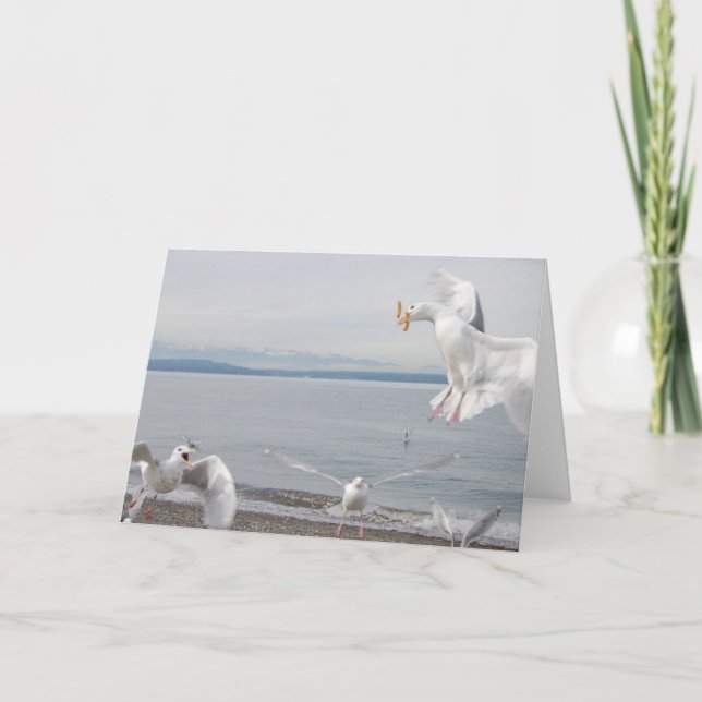 Cartão agitação das batatas fritas (Frente)