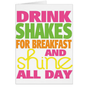 Cartão Agitação e brilho