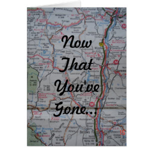 Cartão Agora que você foi