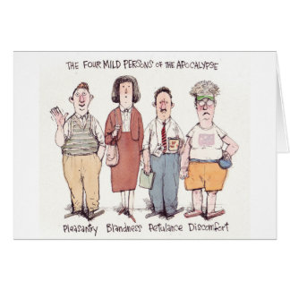 Cartão agradável do apocalipse