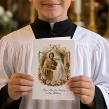 Agradecimento ao Servo do Altar de Casamento Catól