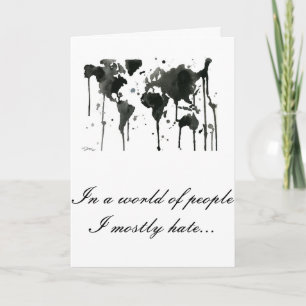 Cartão agressivo passivo do dia dos namorados