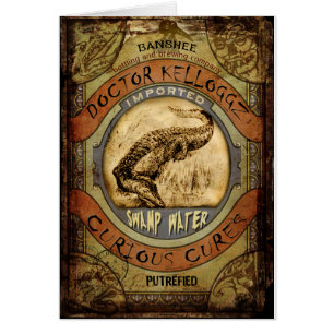 Cartão Água do pântano