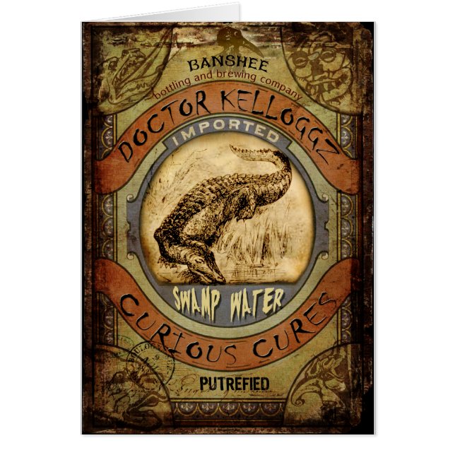 Cartão Água do pântano (Frente)