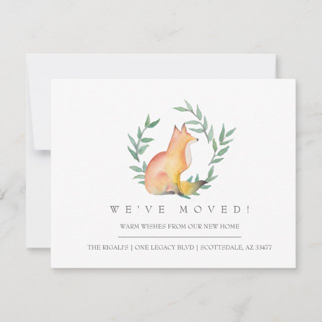 Cartão Água Fox e Greenery que Movemos (Frente)