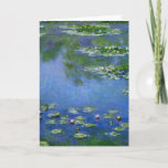 Cartão Água Lillies de Monet<br><div class="desc">Água Lillies de Monet</div>