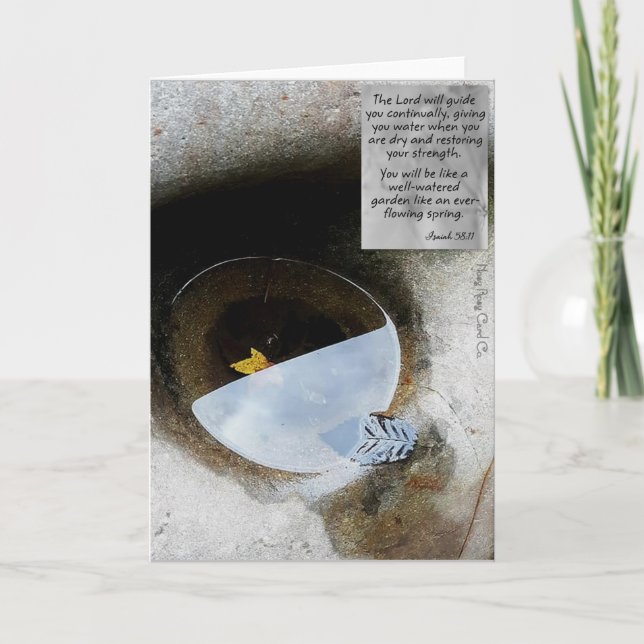 Cartão Água viva (Frente)