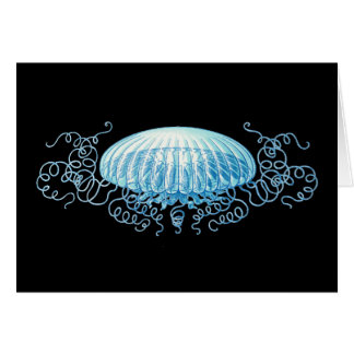 Cartão Água-viva Haeckel Personalizável