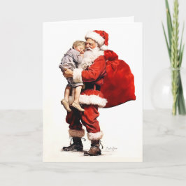 Cartão Aguardando Papais noeis