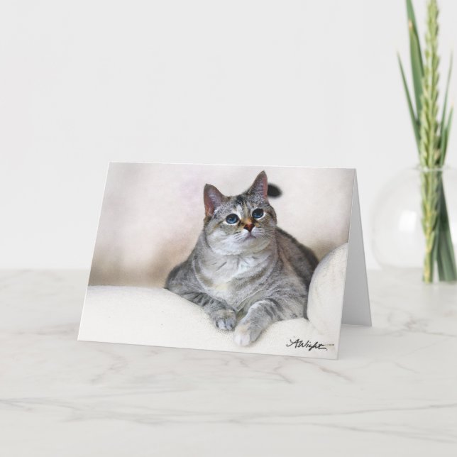 Cartão Aguarela Zilla (Frente)