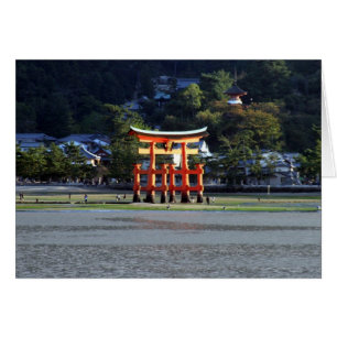 Cartão águas de miyajima