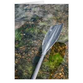 Cartão Águas limpas com rebordo