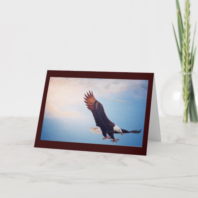 Cartão Águia Americana (Frente)