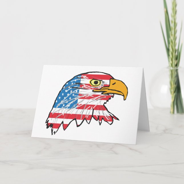 Cartão Águia Americana (Frente)