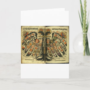 Cartão Águia Dupla Austríaca