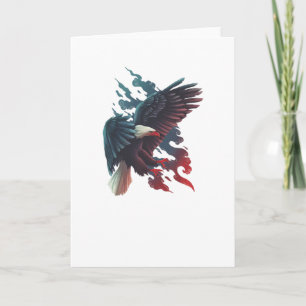 Cartão Águia Metálico