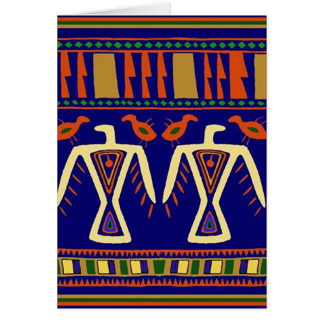 Cartão Águias Ojibway (Frente)