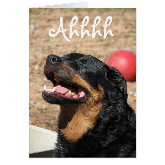 Cartão Ahhhh (Frente)