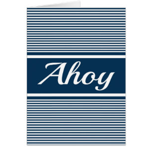Cartão Ahoy