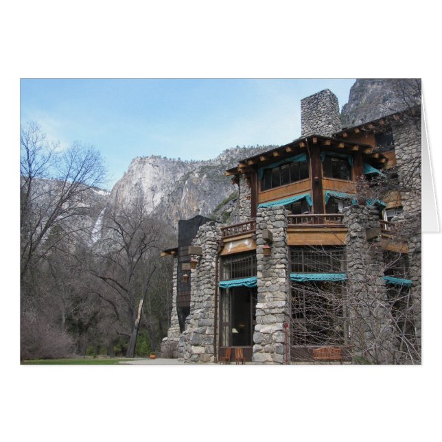 Cartão Ahwahnee - Yosemite (Frente Horizontal)