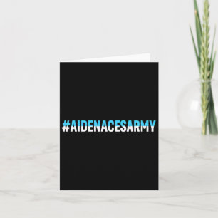 Cartão AidenacessArmy Fight Against Cancer Leukemia Aiden