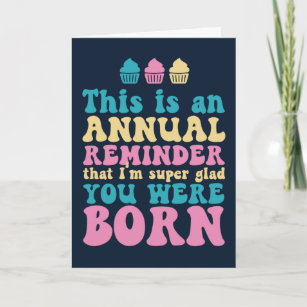 Cartão Ainda Bem Que Estava Nascer De Aniversário Engraça