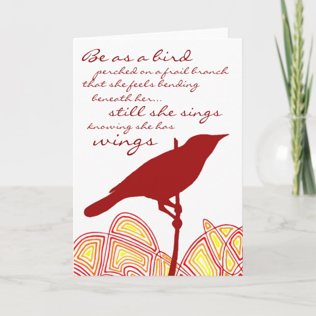 Cartão Ainda canta (Frente)