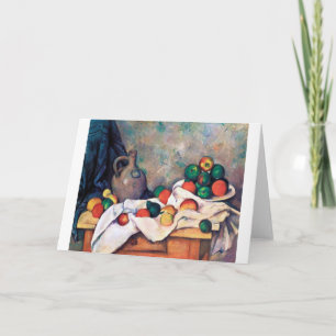 Cartão Ainda com Frutas, Paul Cezanne