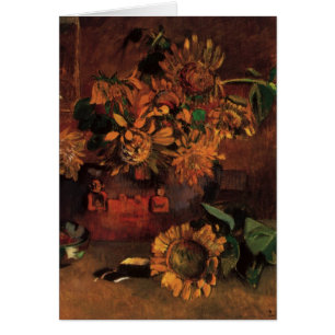 Cartão Ainda com o L'Esperance (Esperança) de Paul Gaugui