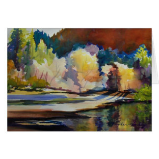 Cartão "Ainda molhe em Yosemite "