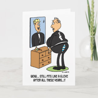 Cartão Ainda os ajustados gostam de uma luva…