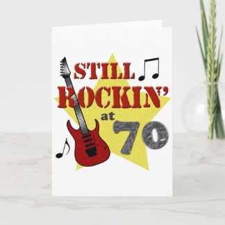 Cartão Ainda Rockeando aos 70