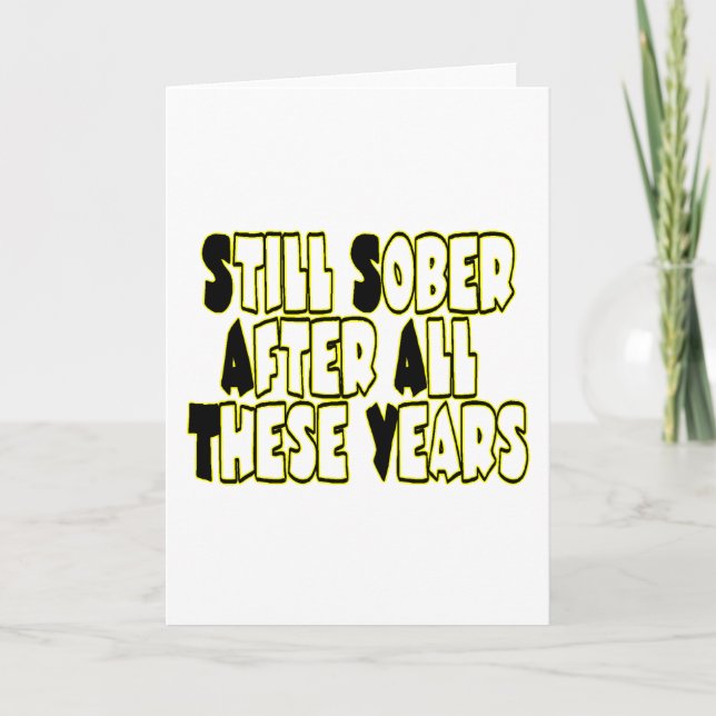 Cartão Ainda Sóbrio (Frente)