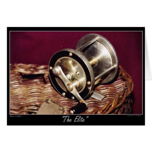 Cartão Ainda-vida 02 da pesca (Frente horizontal)