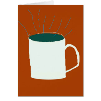 Cartão ainda vida com café