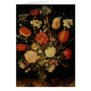 Cartão Ainda vida das flores