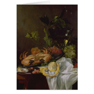 Cartão Ainda vida, século XVII
