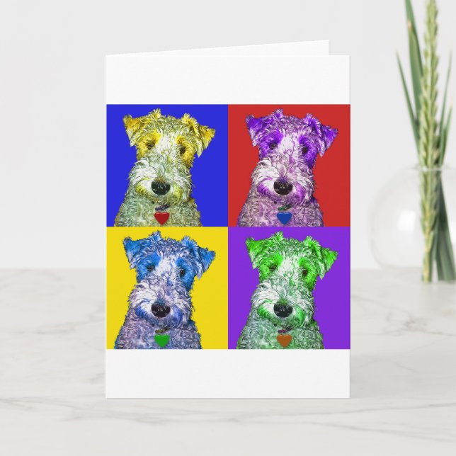 Cartão Airedale (Frente)