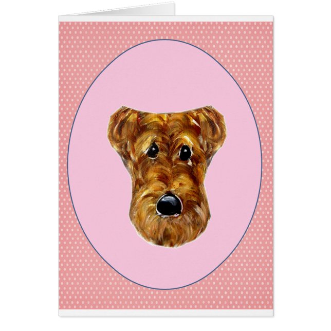 CARTÃO AIREDALE TERRIER (Frente)