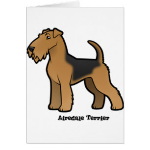 Cartão airedale terrier