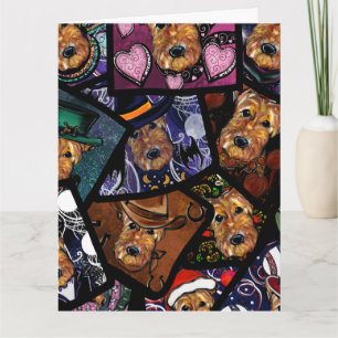 CARTÃO AIREDALE TERRIER