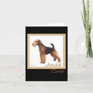 Cartão Airedale Terrier Art Greeting and Note Cards