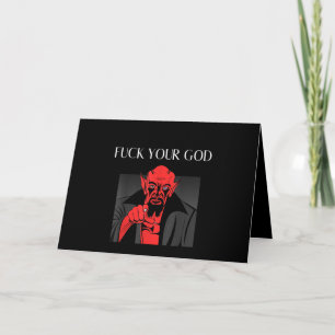 Cartão Aist Goat Satan Baphomet GIft