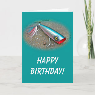 Cartão AJS Saltwater Lure Popper Blue Dragon Items