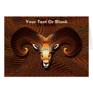 Cartão Akedah - Cabeça de Ram