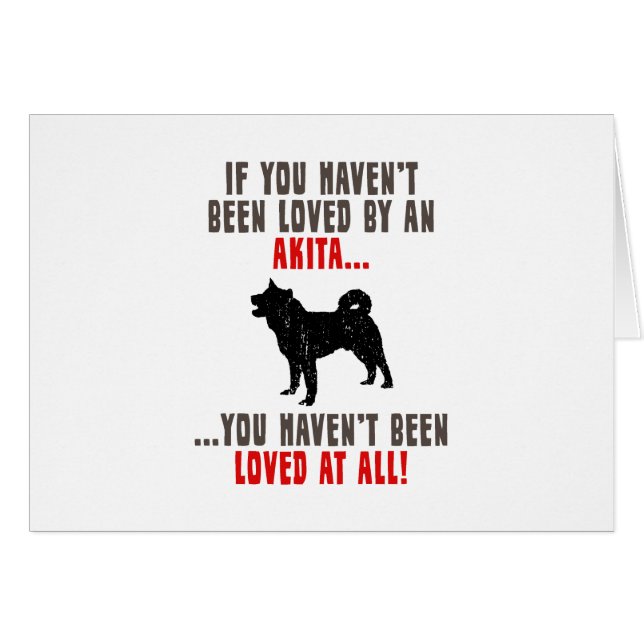 Cartão Akita (Frente Horizontal)