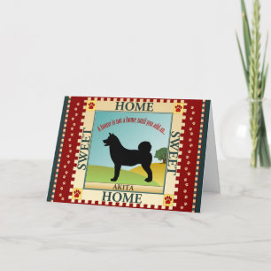 Cartão Akita Note Card