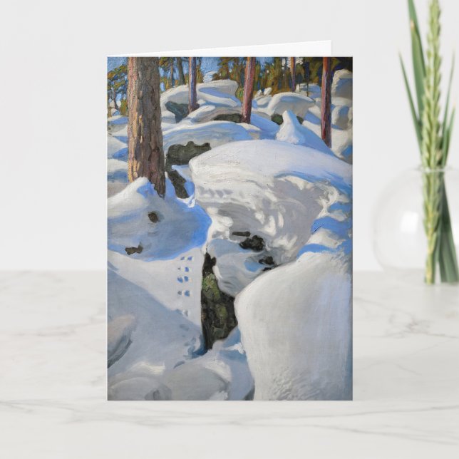 Cartão Akseli Gallen-Kallela - Leão do Lynx (Frente)