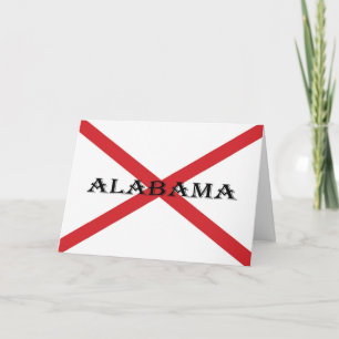 Cartão Alabama e Flag Gcnt