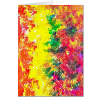 Cartão alaranjado A3 da chama